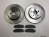 2 x Front Brake Disc & Pads for Chrysler 300C / Charger 2005-2018 BBD/300C/004A